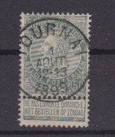 BELGIË - OPB - 1893/1900 - Nr  - 63 T1 L (TOURNAI) - COBA  +1.00 € - 1893-1900 Thin Beard