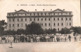 FRANCE - Toulon - Pavillon Deuxième Compagne - Animé - Carte Postale Ancienne - Toulon