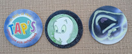 POG 021, Lot De 3 Pogs Gasper Le Fantome Tap's - Sonstige & Ohne Zuordnung