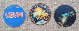 POG 017, Lot De 3 Pogs Mars Nasa Apollo 13 - Otros & Sin Clasificación