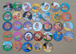 POG 004, Lot De 33 Pogs Avimage McDonalds TM & C 1995 WPF - Otros & Sin Clasificación