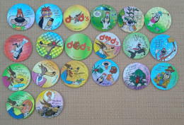 POG 003, Lot De 20 Pogs Dod's De Père Dodu Tex Avery 1995 Turner Ent. - Sonstige & Ohne Zuordnung