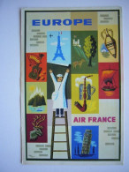 Avion / Airplane / AIR FRANCE / Europe / Airline Issue - 1946-....: Ere Moderne