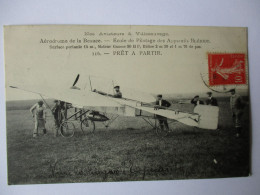 Cpa..nos Aviateurs A Villesauvage..Aérodrome De La Beauce..école De Pilotage Des Appareils Blériot..1910..animée - Aerodromes