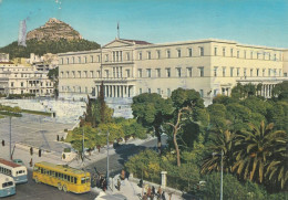 Athens - Royal Palace , Trolley Bus - Greece