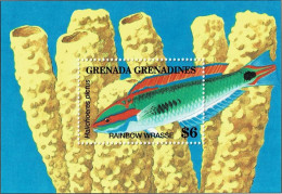 Grenada Grenadines - 1994 - Fishes - Yv Bf 312 - Vissen
