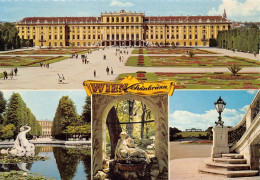 Wien - Schloß Schönbrunn, Menagerie-Allee, Der Schöne-Brunnen, Parkmotiv Mit Gloriette - Palacio De Schönbrunn