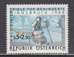 Austria 1988 - Winterspiele Fuer Behinderte, Mi-Nr. 1910, MNH** - Neufs