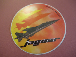 Militaria/ Auto-Collant D'époque/ Jaguar / Dassault-Breguet/ JAC/Vers 1975-1985         AV40 - Aviación