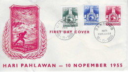 Postzegels > Azië > Indonesië  Fdc 10-11-1955 (16865) - Indonésie