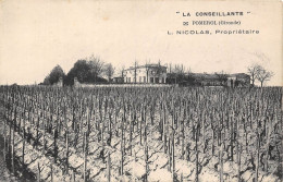 33-POMEROL- " LA CONSEILLANTE " L . NICOLAS PROPRIETAIRE - Autres & Non Classés