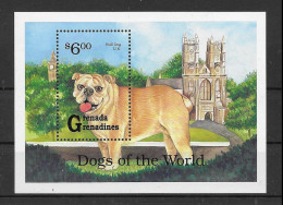 Grenada Grenadines - 1993 - Dog: Bull Dog - Yv Bf 268 - Hunde