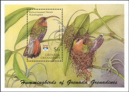 Grenada Grenadines - 1992- Birds: Hummingbirds - Yv Bf 241 - Gänsevögel