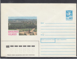 LITHUANIA (USSR) 1989 Cover Vilnius Lenin Square #LTV189 - Litauen