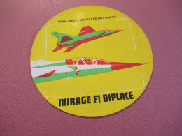 Militaria/ Auto-Collant D'époque/ MIRAGE F1 Biplace/ Dassault-Breguet/ TaKtik/Vers 1975-1985         AV42 - Aviazione