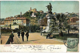GENOVA (Ital) Piazza Principe Monumento Duca Di Galliera Ed. Diemer (dos Simple) - Genova (Genoa)