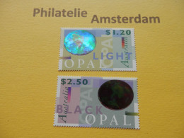 Australia 1995, HOLOGRAM / MINERALS OPAL: Mi 1466-67, ** - Holograms