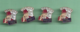 FERNANDEL DE PERES EN FILS *** MARSEILLE 91 *** Signe RAN & P.COPPEL *** Lot De 4 Pin's Differents *** WW03 - Celebrities