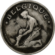 Belgique, Albert I, Franc, 1929, Bruxelles, Bon Pour 1 Franc, Nickel, TB+, KM:89 - 1 Franco