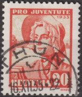 1935 Schweiz / Pro Juventute ° Zum:CH J75, Mi:CH 289, Yt:CH 284, Frauentracht, Genferin - Used Stamps