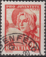 1935 Schweiz / Pro Juventute ° Zum:CH J75, Mi:CH 289, Yt:CH 284, Frauentracht, Genferin - Used Stamps