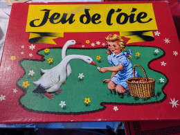 JEU DE L OIE  AVEC  BOITE  DES ET 6 OIES EN PLASTIQUE/MARQUE JUMBO/EDITEUR FABRICANT HAUSEMAN ET HOTTE N.V AMSTERDAM - Otros & Sin Clasificación