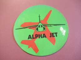 Militaria/ Auto-Collant D'époque/ ALPHA JET/ Dassault-Breguet/ TaKtik/Vers 1975-1985         AV45 - Luchtvaart