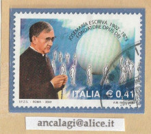 USATI ITALIA 2002 - Ref.0861 "BEATO JOSEMARIA ESCRIVA" 1 Val. - - 2001-10: Gebraucht