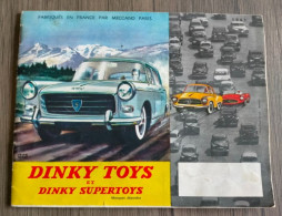 Catalogue DINKY SUPER TOYS 1961 CITROEN DS 19camionnette 2CV Pompier + PRIX PORSCHE MERCEDES Militaire Avion - Autres & Non Classés