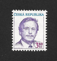 Czech Republic 1995 MNH ** Mi 70 Sc 2948 Prezident  Vaclav Havel. Tschechische Republik - Nuevos