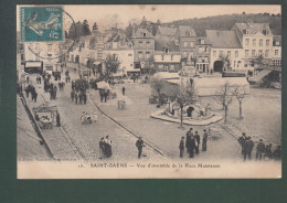 CP - 76 - Saint-Saëns - Vue D'ensemble De La Place Maintenon - Saint Saens