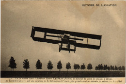 PC AVIATION PILOTE H. FARMAN CAMP DE CHALONS HISTOIRE DE L'AVIATION (a54300) - Aviateurs