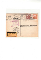 Hungary / Airmail / Postcards / 1927 Exhibition Labels - Altri & Non Classificati