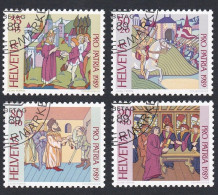 PRO/P. COLLECTION SERIE TIMBRES OBLITERES 1er/J.23.5.1989. C/S.B.K. Nr:B223/26. Y&TELLIER Nr:1319/22. MICHEL Nr:1393/96. - Usati