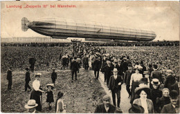 PC AVIATION ZEPPELIN III BEI MANNHEIM (a54226) - Luchtschepen