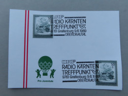 Österreich Pro Juventute - Mit Sonderstempel 9. 6. 1989 Greifenburg Oberdrautal, Radio Kärnten Treffpunkt (Nr.670) - Autres & Non Classés