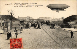 PC AVIATION DIRIGÉABLE MALÉCOT PANTIN AUBERVILLIERS (a54012) - Zeppeline