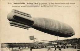 PC AVIATION DIRIGÉABLE LA VILLE DE PARIS HENRY DEUTSCH (a53987) - Zeppeline