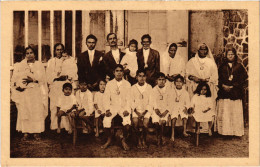 PC MAURITIUS CUREPIPE INDIENS DE CUREPIPE AU JOUR DE LEUR BAPTEME (a53758) - Maurice