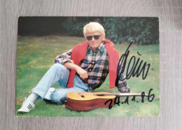 Heino : Autogramm 1986 - Singers & Musicians