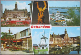 HOLLAND NETHERLAND ROTTERDAM CITY HARBOUR MULTI VIEW KARTE POSTCARD CARTOLINA ANSICHTSKARTE CARTE POSTALE POSTKARTE CARD - Rotterdam