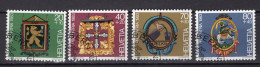 T3213 - SUISSE SWITZERLAND Yv N°1180/83 Pro Patria Fete Nationale - Used Stamps