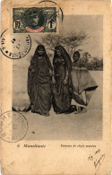 PC MAURITANIA FEMMES DE CHEFS MAURES ETHNIC TYPES (a53238) - Mauritanië