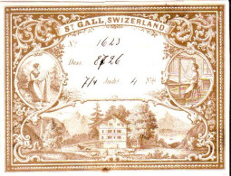 DE 1874 - Etiquette De St. Gall, Switzerland - Other & Unclassified