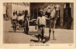 PC YEMEN ADEN NATIVE CAMEL CARTS (a53166) - Yemen