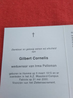 Doodsprentje Gilbert Cornelis / Hamme 9/3/1915 - 31/5/2020 ( Irma Pelleman ) - Religión & Esoterismo