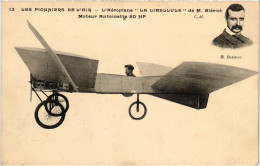 PC AVIATION PILOT AVIATOR BLÉRIOT AÉROPLANE LA LIBELLULÉ (a54964) - Aviateurs