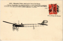 PC AVIATION PILOT AVIATOR PRINCE DE NISSOLE MONOPLAN TELLIER (a54922) - Aviateurs