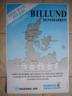 Avion / Airplane / SABENA / Original Poster / BILLUND / Nederland Version - Carteles