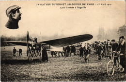 PC AVIATION PILOT AVIATOR DUBONNET ARRIVÉE A BAGATELLE PARIS (a54745) - Aviateurs